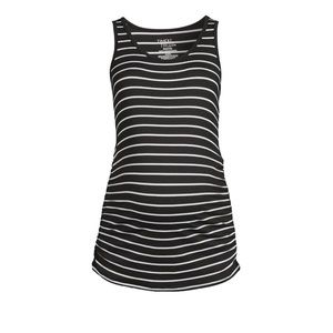 Time & Tru Striped Sleeveless Maternity Tank Top